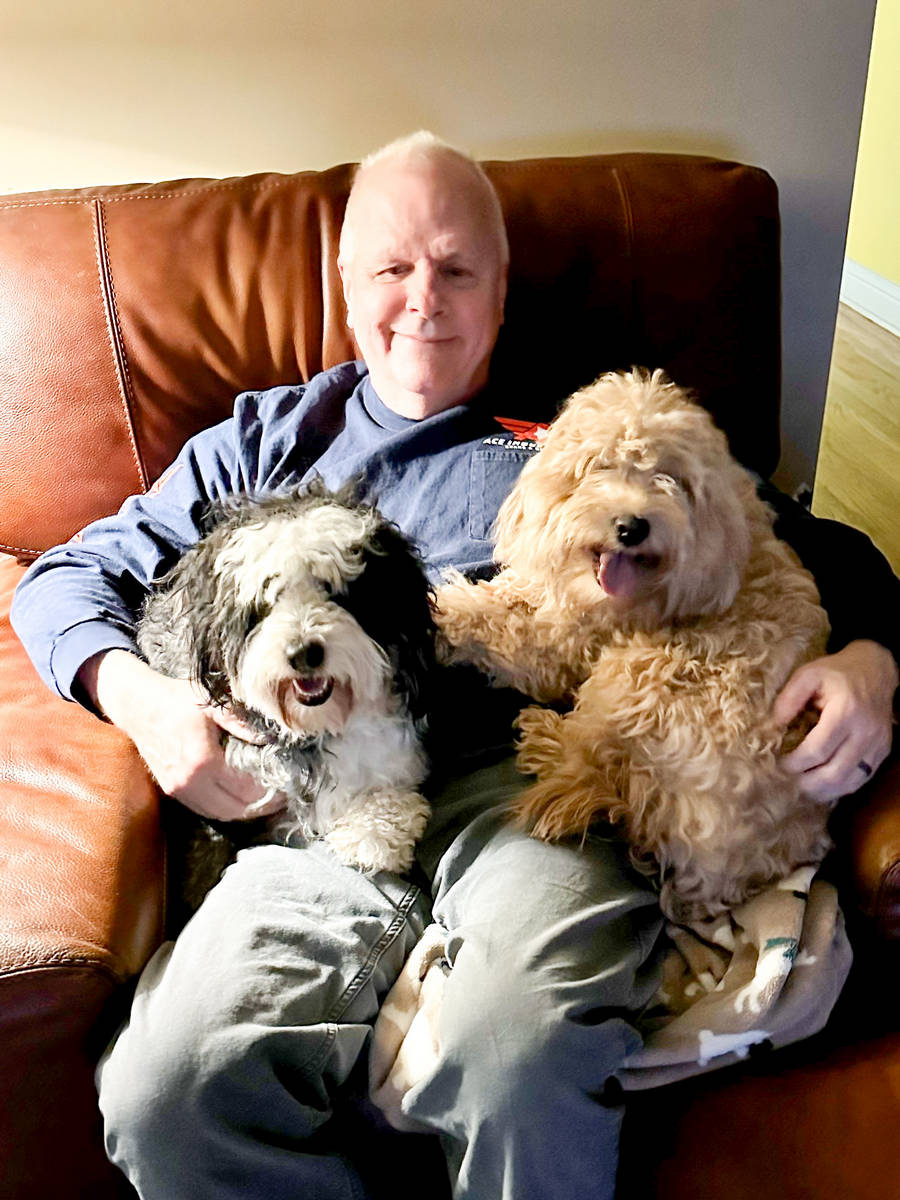 Dog Guardian Program Bella and Skye with their dad Ed Petite Posh Puppies