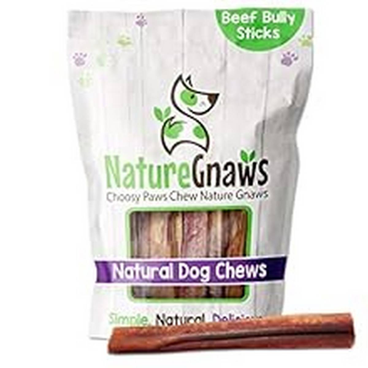 Supplies_Nature Gnaws Bully Sticks for Dogs - Premium Natural Beef Dental Bones - Long Lasting Dog Chew Treats for Aggressive Chewers - Rawhide Free - inch oz